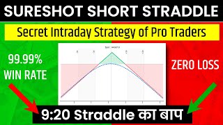 Short straddle intraday strategy  short straddle option trading strategy  option trading strategy [upl. by Zippora22]