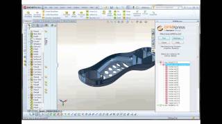 SOLIDWORKS 2011  Using DFMXpress [upl. by Ecidnak939]