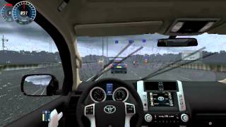 City Car Driving  Toyota Land Cruiser Prado  Download link [upl. by Avat]