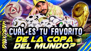 Colección mini balones del mundial desde México 1970 hasta Qatar 2022 Unboxing [upl. by Kcirdnek]