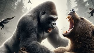 Gorilla vs Grizzly Bear [upl. by Preston]