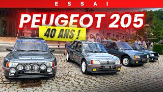 40 ans de la Peugeot 205  On y était  Plus de 500 Peugeot 205 présentes 🔥 [upl. by Rehm]