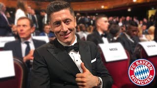 Robert Lewandowski at the Ballon dOr [upl. by Eivol836]