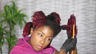 How I dye my natural hair at home no bleach featuring Sally Beauty Supply [upl. by Meaghan]