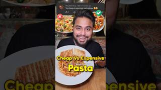 Rs 50 VS Rs 700 Pasta🍝  Cheap vs Expensive Pasta food pasta challenge trending shorts [upl. by Demah]