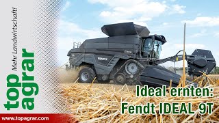 Fendt Ideal 9T top agrarFahrbericht des neuen Mähdreschers von AGCO [upl. by Kammerer]