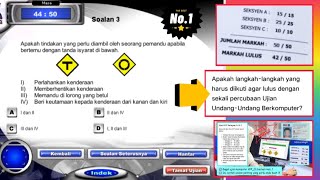 KPP01  LangkahLangkah Agar Lulus Dengan Sekali Percubaan Ujian Berkomputer AkademiMemanduJSL [upl. by Stromberg]