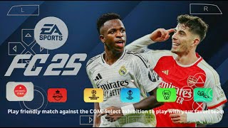 FIFA 25 PPSSPP Android Offline PS5 Camera  EA SPORTS FC 25 PSP HD Graphics Updated Transfer [upl. by Ewald742]