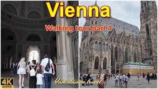 Vienna walking tour part 1 4K [upl. by Orest]