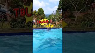 😱 Tenggelam di Kolam Renang 2 Meter at Villa Fossil 3 Puncak [upl. by Kerri]