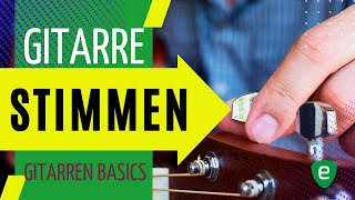 Gitarre Stimmen  Gitarre lernen mit der richtigen Stimmung emusikaacademycom [upl. by Yseult667]