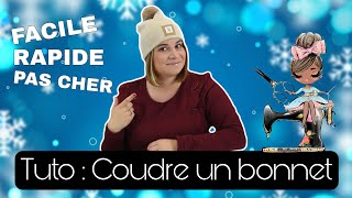 ❄ Tuto Facile amp Rapide  Coudre un bonnet pour lhiver ❄  Homme Femme enfants  By PopO [upl. by Yerffoeg]