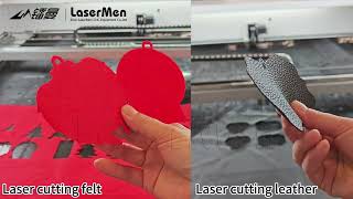 LaserMen 1610 fabric laser cutting machine with high CCD lasercuttingmachine [upl. by Ennyl441]