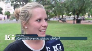 ¿Qué palabras salteñas conocen los turistas [upl. by Aramat]