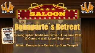 Linedance  Bonaparte´s Retreat  Teach amp Demo [upl. by Scriven]