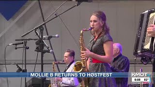 Mollie B and band bring their brand of polka back to Høstfest [upl. by Adnirim]