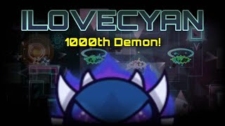 1000 DEMONS ILOVECYAN by GoatGD mee  Extreme Grandpa Demon [upl. by Calvin]