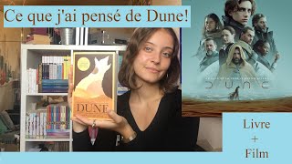 DUNE du LIVRE au FILM mon avis [upl. by Neslund]