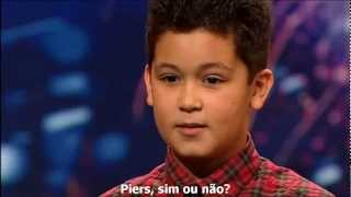 Shaheen Jafargholi HQ Britains Got Talent 2009Completo Legendado BR [upl. by Nesnej431]