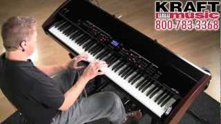 Kraft Music  Kawai MP10 Digital Stage Piano Demo with Sean OShea [upl. by Eal]