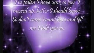 Fallen Lyrics Sarah McLachlan [upl. by Pesvoh361]