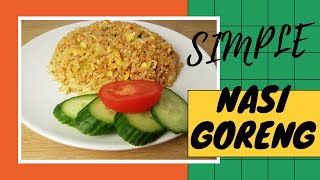 Nasi Goreng Tersimpel  Simple Nasi Goreng  Einfaches Nasi Goreng Rezept [upl. by Yhtir]