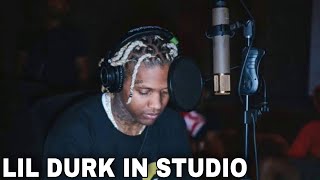 Lil Durk In Studio [upl. by Aohk429]