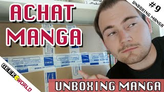 NOUVELLE RÉCÉPTION DE MANGAS DOCCASIONS  ACHAT MANGA  UNBOXING MANGA 9 [upl. by Nadruoj190]