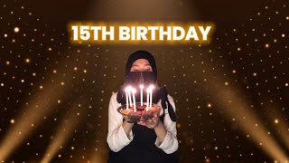 My 15th Birthday Vlog♥️🎂🎁  rimal my hobbies miniature [upl. by Kazim760]