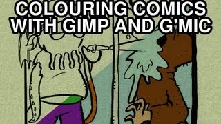 Colouring Comics with GIMP and GMIC [upl. by Carola923]