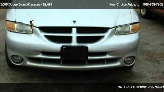 2000 Dodge Grand Caravan Sport  for sale in Posen IL 60469 [upl. by Solohcin21]