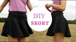 Sewing My Own Activewear DIY Workout SkortTennis Skirt [upl. by Vergne538]