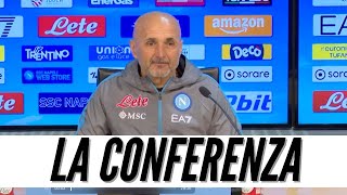 LECCE NAPOLI LA CONFERENZA STAMPA DI SPALLETTI [upl. by Chen]