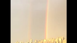 Beijing’s Twinned Rainbow Gone Viral on Social Media [upl. by Aliahs]