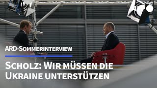 Scholz Wir müssen die Ukraine weiter unterstützen  AFP [upl. by Littell913]