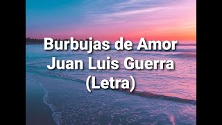 Burbujas de Amor  Juan Luis Guerra Letra [upl. by Narut]