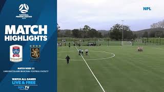 NPL NSW Womens Round 23 Highlights – Emerging Jets v Bankstown City [upl. by Lateehs]