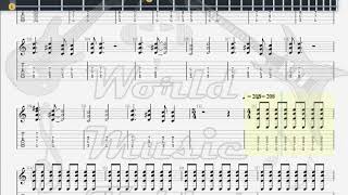 Iron Maiden The Clairvoyant GUITAR 1 TAB [upl. by Aitam]