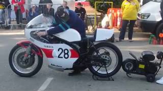 Yamaha TZ 750 Start up [upl. by Berkow309]