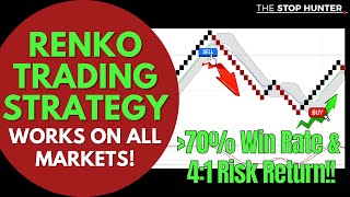 AMAZING SIMPLE RENKO TRADING STRATEGY FOR ALL MARKETS 70 WIN RATE amp HIGH RISK RETURN [upl. by Nnagem448]