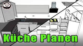 Komplette KÜCHE in 3D selber planen  WoodSpezi [upl. by Stevena]