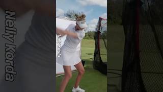 세계랭킹 1위 넬리코다의 꾸준한 스윙훈련 골프 golf nellykorda [upl. by Nanreit913]