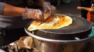 Jian Bing  chinese pancakes  wwwpojechanapl [upl. by Akirat]