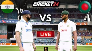 India vs Bangladesh 2024 1st Test Match Day 1  Cricket 24 Live  RtxVivek [upl. by Mapes525]