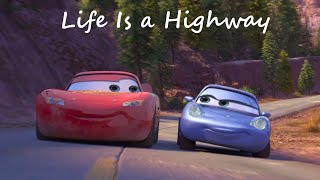 Life Is a Highway  Cars Music Video [upl. by Neelak741]