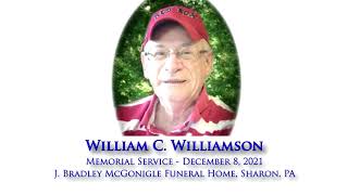 William C Williamson Memorial Service 120821 [upl. by Moira683]