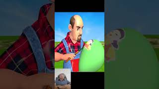 Scary Teacher 3D Challenge Paint color Balloons Mask Nice or Error With Tani vs 2 Neighbors shorts [upl. by Yentruok151]