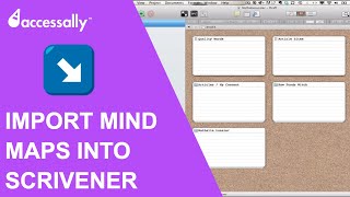 Scrivener Tutorial  Import Mind Maps Into Scrivener [upl. by Kreitman140]