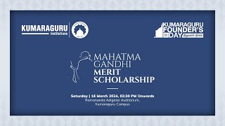 The Mahatma Gandhi Merit Scholarship Award Ceremony  Kumaraguru Institutions [upl. by Fotina]