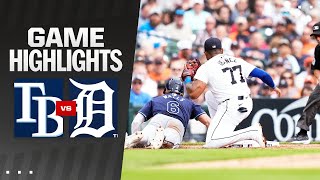 Rays vs Tigers Game Highlights 92624  MLB Highlights [upl. by Alyahsat]